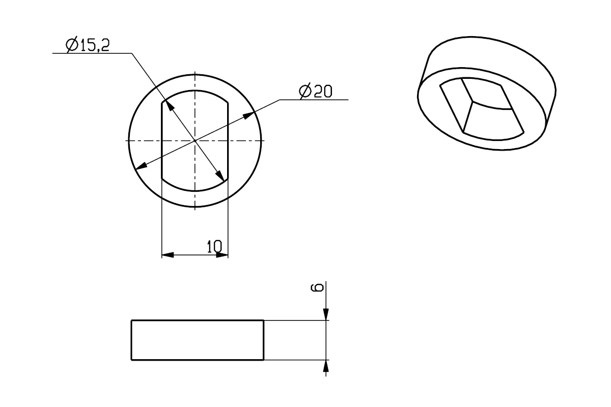 Добор (проставка) для мотор-колеса