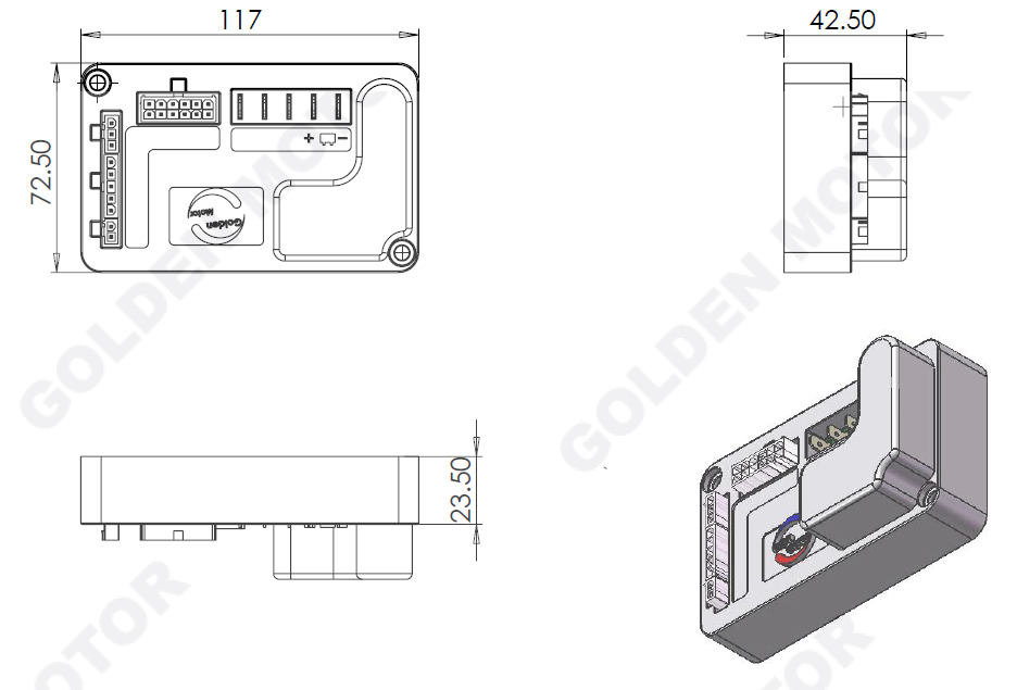Универсальный внешний контроллер BAC-0282P (750 Вт)