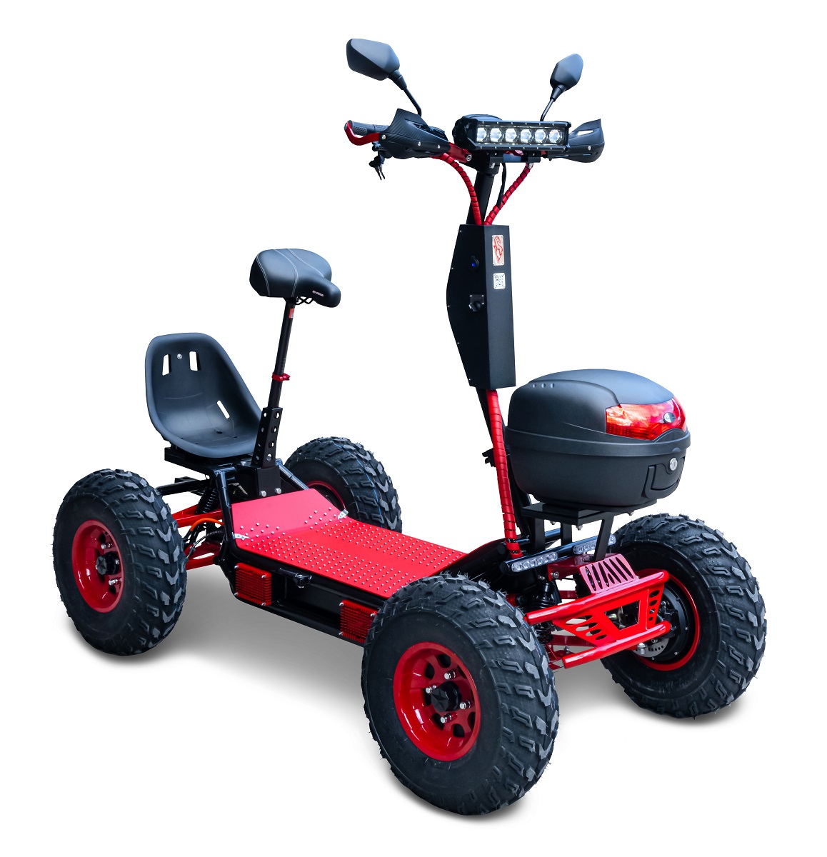 Электроскутер "АНТИЛОПА" Long (красный)