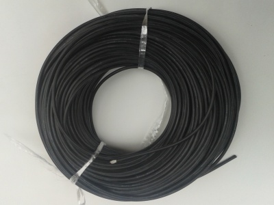 Силовой силиконовый кабель 12 AWG (чёрный)
