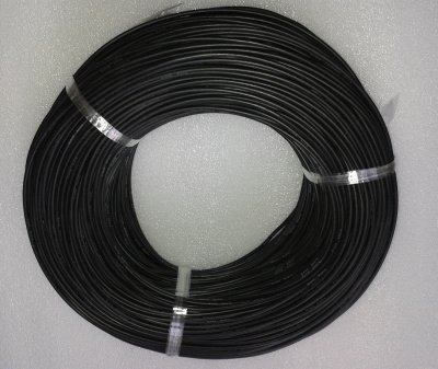 Силиконовый кабель 16 AWG (чёрный)