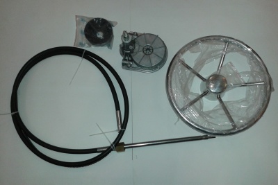 Штурвал из нержавеющей стали для катера