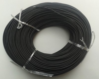 Силовой силиконовый кабель 14 AWG (чёрный) Силовой силиконовый кабель 14 AWG (чёрный)