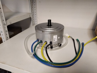 Электродвигатель GMR3000-24V (BLDC) с жидкостным охлаждением 3 кВт