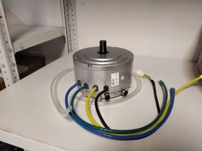 Электродвигатель GMR3000-24V (BLDC) с жидкостным охлаждением 3 кВт