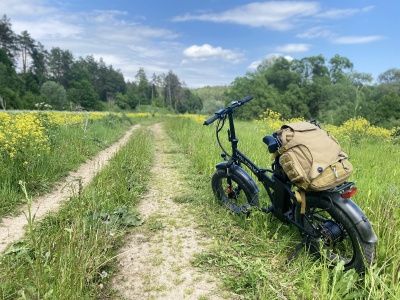 Складной электрический фэтбайк 500W Voltrix T1000