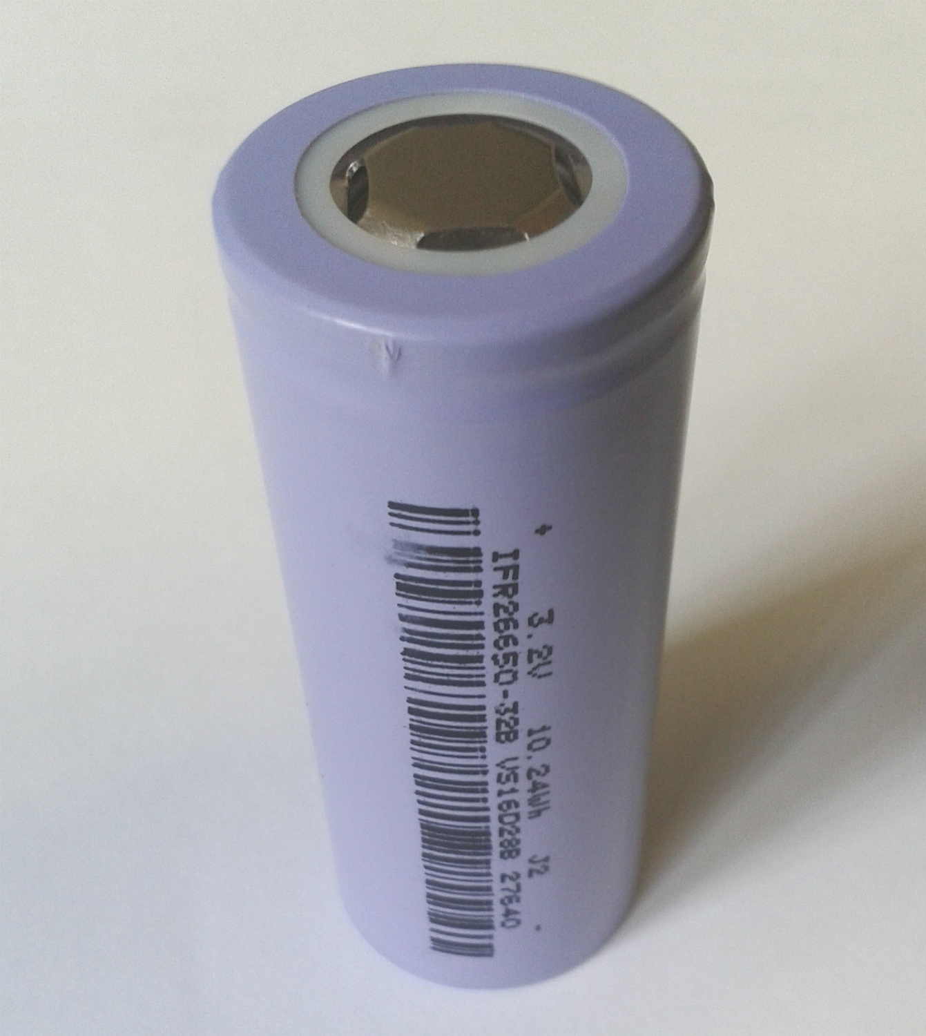 Ячейка Soshine 26650 LiFePO4, 3.2В-3.2А*ч (без защиты)