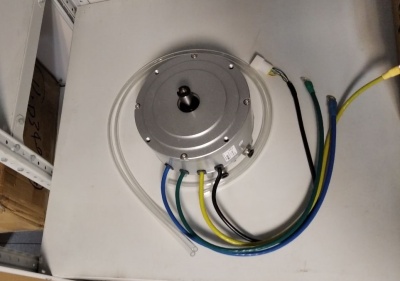 Электродвигатель GMR3000-24V (BLDC) с жидкостным охлаждением 3 кВт