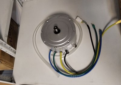 Электродвигатель GMR3000-24V (BLDC) с жидкостным охлаждением 3 кВт