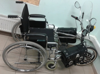 Велоприставка Чоппер для инвалидной коляски,1500Вт