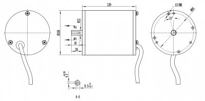 Электродвигатель BLDC-108, 1500Вт