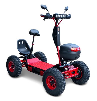 Электроскутер "АНТИЛОПА" Long (красный)