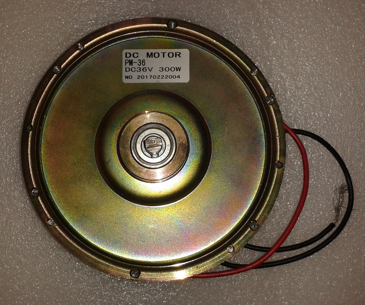 DC-электродвигатель PM-36A, 36В-300Вт