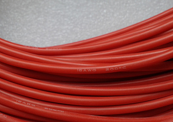 Силиконовый кабель 16 AWG (красный)