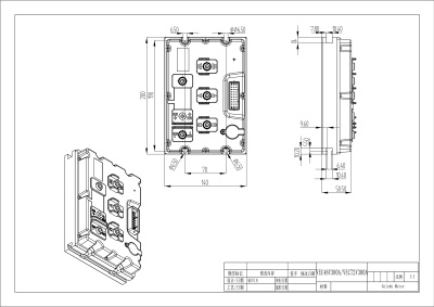Синусный контроллер VEC300 для BLDC-мотора 5 кВт (48B-72В)