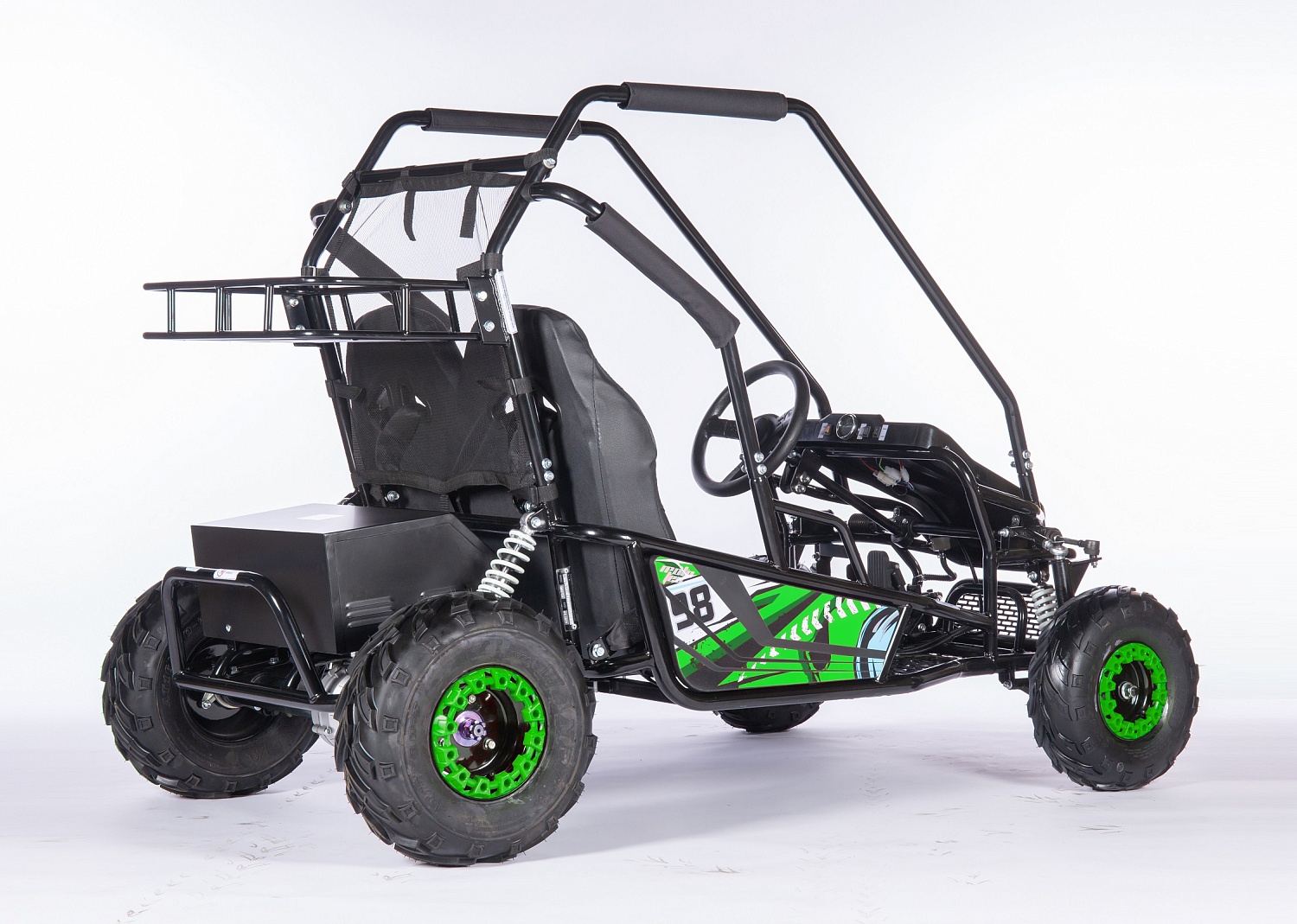 Подростковый двухместный электрический багги RAPID