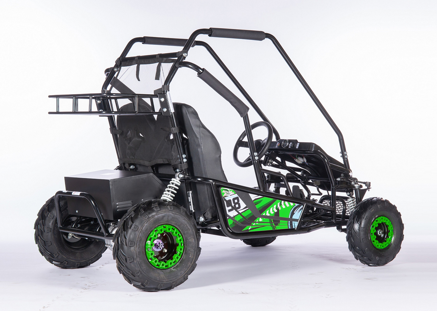 Подростковый двухместный электрический багги RAPID