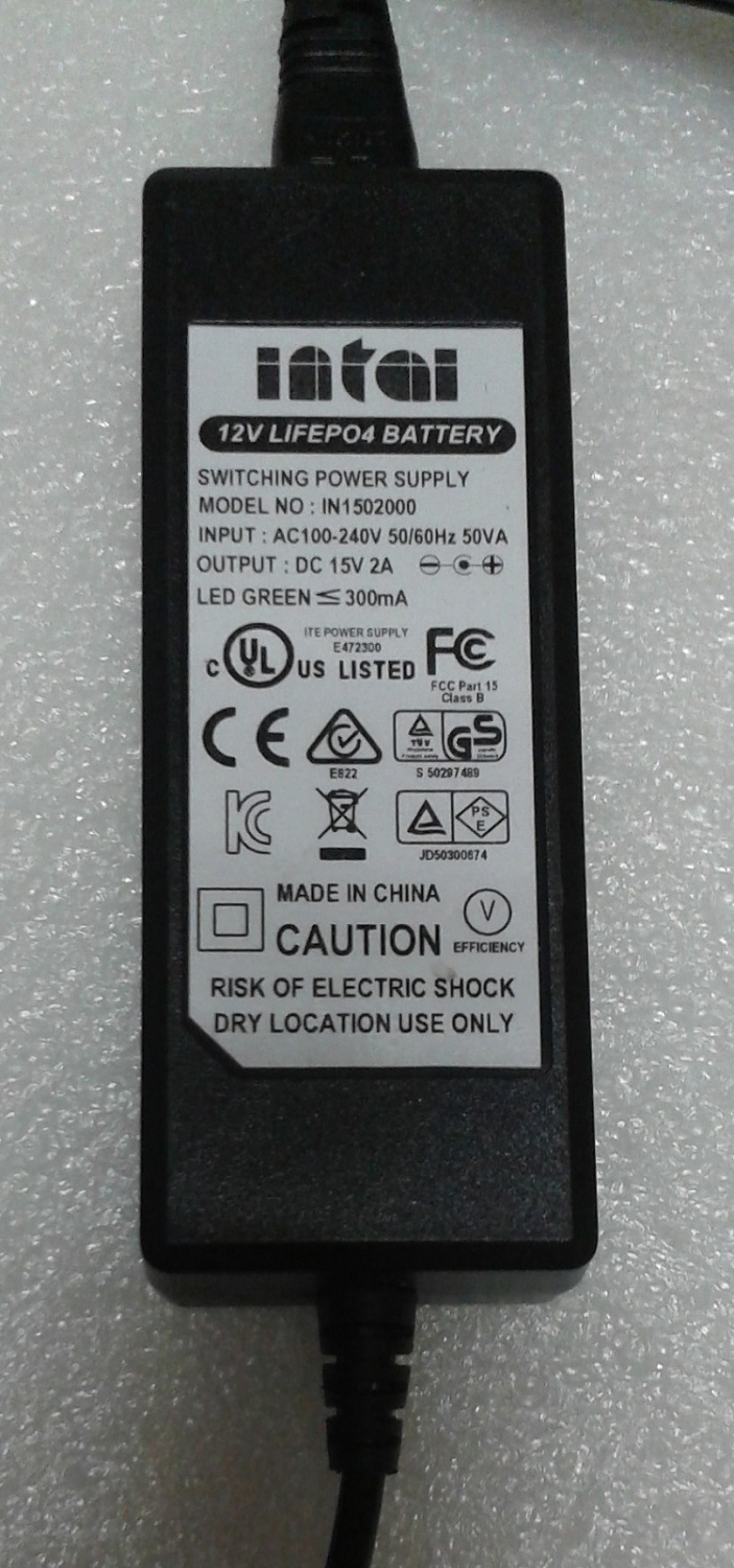 Зарядное устройство на 12В для LiFePO4 на 2А
