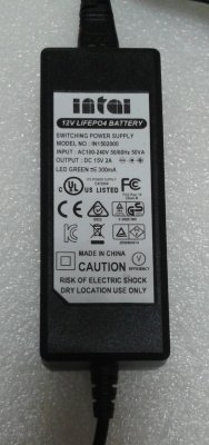 Зарядное устройство на 12В для LiFePO4 на 2А