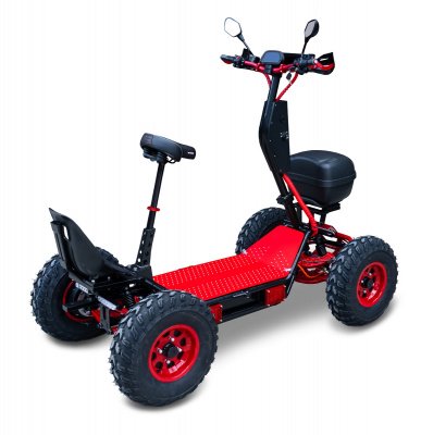 Электроскутер "АНТИЛОПА" Long (красный)